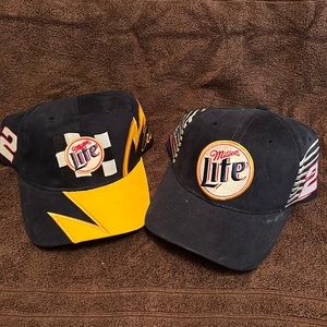 Chase Authentics Rusty Wallace Miller Lite #2 Hats